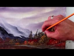 Fall Reflections | Paint a Peaceful Mountain Lake in Acrylic