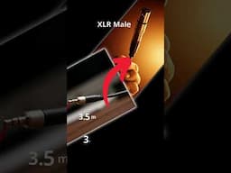 DIY: 3.5mm Stereo to 3-Pin XLR Microphone Cable wiring diagram: Easy Audio Connection #shorts #diy