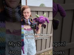 I made a 2024 book dragon! #crochet #tbr #books