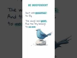 Be Independent and love yourself #motivation #motivationalvideo #inspiration