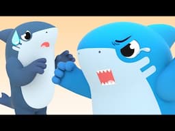 Baby, Be Nice to Families | Good Manners | Kids Cartoon | Stories for Kids | Sharks Family