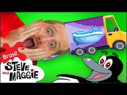 Nova Aventura no playground para crianças e Mais para Crianças com Steve and Maggie Brasil