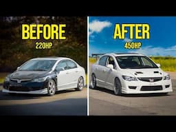 FULL BUILD - REBUILDING A NEGLECTED HONDA CIVIC SI INTO A TYPE R