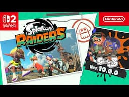 ¡Splatoon Raiders llegará a Nintendo Switch 2 y Splatoon 3 recibirá una nueva actualización!