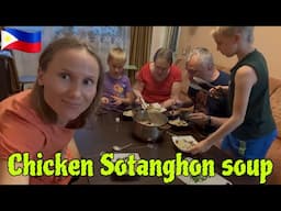 My Parents & My Children are shocked by my Filipino Chicken Sotanghon soup🔥🇵🇭🍜