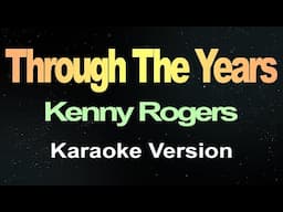 Kenny Rogers - Through The Years ( Karaoke )
