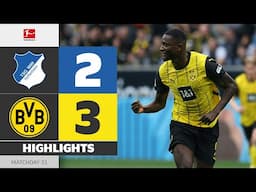 Last-Minute-Drama! | HOFFENHEIM - BORUSSIA DORTMUND | Highlights | Matchday 31 – Bundesliga 2024/25