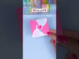 Cute gift card idea 💖 DIY Paper craft #diy #craft #handmade #art #papercraft #artandcraft