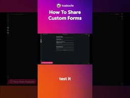 How to share custom forms and collaborate seamlessly