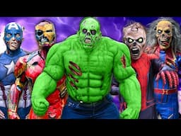 Zombie Hulk VS Zombie Superheroes!!