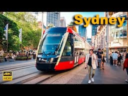 Sydney Australia Walking Tour - From Town Hall to Wynyard Station after Work | 4K HDR