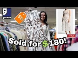 $13 Goodwill Find SOLD for $180!! Thrift Trip JACKPOT!