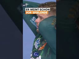 Er weint schon vor Spielende | sportstudio | #shorts