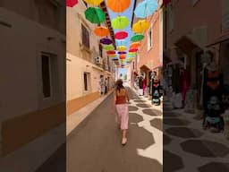 The cutest UMBRELLA STREET in the WORLD! (Novigrad, Istria)