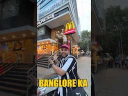 Delhi Vs Banglore which McDonald’s is Best ? 😱😱 #shorts #mcdonalds #burger #mcd