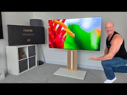 This modern TV stand is just WOW!  FITUEYES Zen FT88