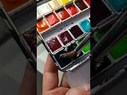 Watercolor ICAD no.2 #shorts