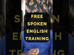 Free Spoken English Training