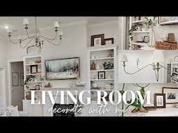 EXTREME LIVING ROOM MAKEOVER || LIVING ROOM DECORATING IDEAS || DECORATING ON A BUDGET