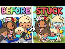 THE PLANE CRASH ✈️ (STUCK ON AN ISLAND) 🏝️ | With Voices 🔈 | Toca Life World Roleplay