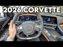 EXCLUSIVE LOOK at The All NEW 2026 Corvette Interior
