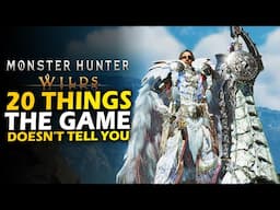 Monster Hunter Wilds : 20 Rapid Fire Things The Game Doesn't Tell You!