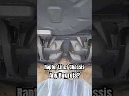 Raptor Liner Chassis After 3 Years.