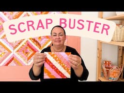 String Quilt Block – My New Favorite Scrap Buster!