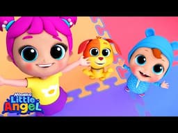 Peekaboo With Livvy and Bingo| Animal Learning Videos | Little Angel Kids Songs & Nursery Rhymes