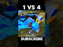 FASTEST ⏩ 1VS4😎 IN BR RANK 💀#shorts #trending #shortsfeed