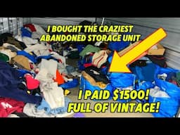 Storage Wars Auction FILLED with Vintage Clothes... CRAZY PROFIT!