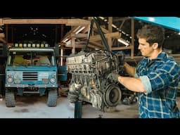 Giving Our Vintage Truck the ENGINE IT DESERVES! Mercedes Turbo Diesel Build