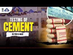 Testing of Cement as per IS 4032 2024 | Patna Branch Laboratory | Indian Standards | BIS