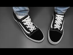 How to tie shoelaces Vans Old Skool, Shoe Lacing Styles