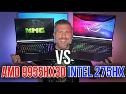 AMD 9955HX3D (Neo 16) VS Intel 275HX (Strix G18) RTX 5080! Intel 1% Low Results Were FIXED/WRONG!