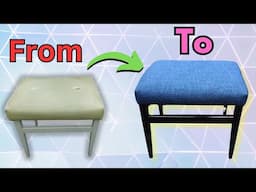 Nobody Believed This Footstool Could Look So Good...