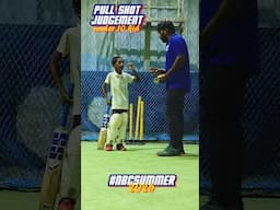 🧒🏼Pull Shot Judgement with U10 Kid🏏 | Nothing But Cricket Training #crickettips #cricket #summer25