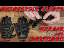 Motorcycle Gloves Repair and Restored!