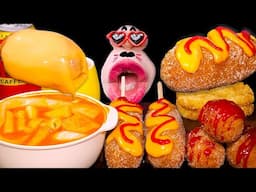 SUB| Cheese Bomb Tteokbokki, Cheese Corndog, Hash Browns!🧀 ASMR Mukbang Eating Show :)