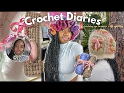 Crochet Diaries | WIPs, crochet headband, balaclava , ruffle hats