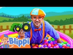 Blippi's Ball Pit Colors! | Blippi Learns | Learn Colors and Science with Blippi!