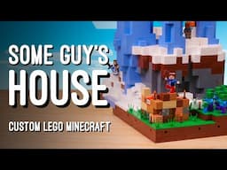 some guy's house, custom lego minecraft world