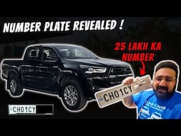 FINALLY APNI HILUX KA VVIP NUMBER AAGAYA 🔥😍 || 25 LAKH KA NUMBER😨