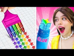 Genius School Hacks! DIY Drawing & Painting Ideas by Crafty Hype