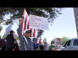 ‘No Kings’ protest draws hundreds to Downtown Bakersfield