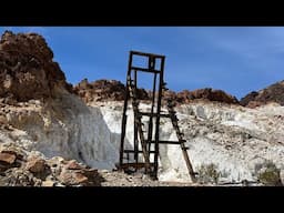 Large Wooden Headframe at the Pinchot Talc Mine
