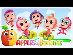 Apples and Bananas App for Learning Preschool Lessons, Nursery Rhymes and Kids Stories