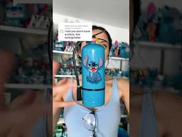 Stitch fire extinguisher 🧯 #youtubeshorts #stitch #viral