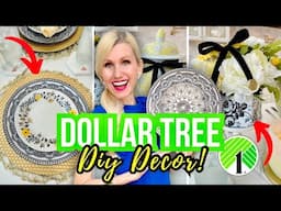 CAN *DOLLAR TREE* ITEMS LOOK This LUXE? EASY DIY HOME DECOR IDEAS!