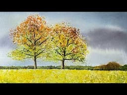 Landscape Watercolour Tutorial - How To Paint Foliage